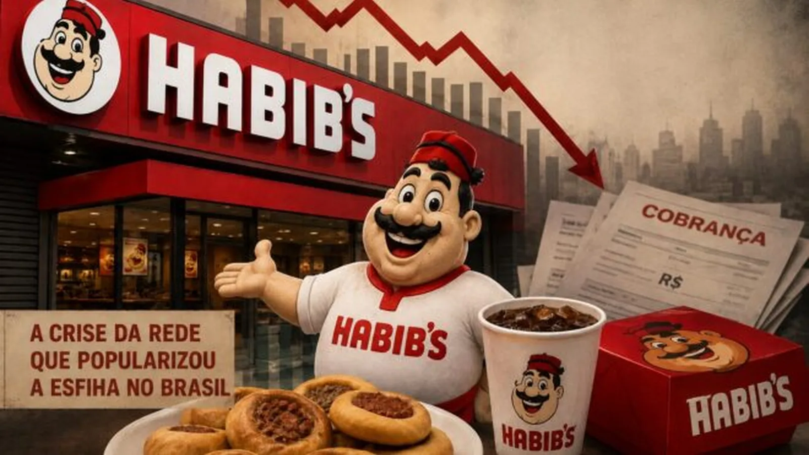 Crise no Habib’s: dívida de R$ 300 milhões e plano de recuperação judicial