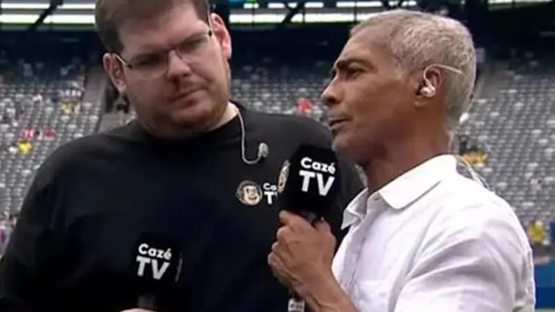 CazéTV não foi notificada sobre penhora de pagamentos a Romário por dívida de R$ 34 milhões