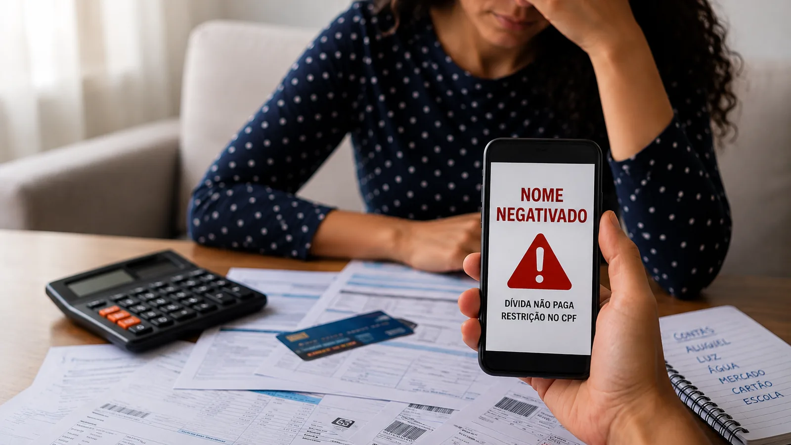 Inadimplência se agrava e 86,54% dos novos negativados já tinham histórico de dívidas