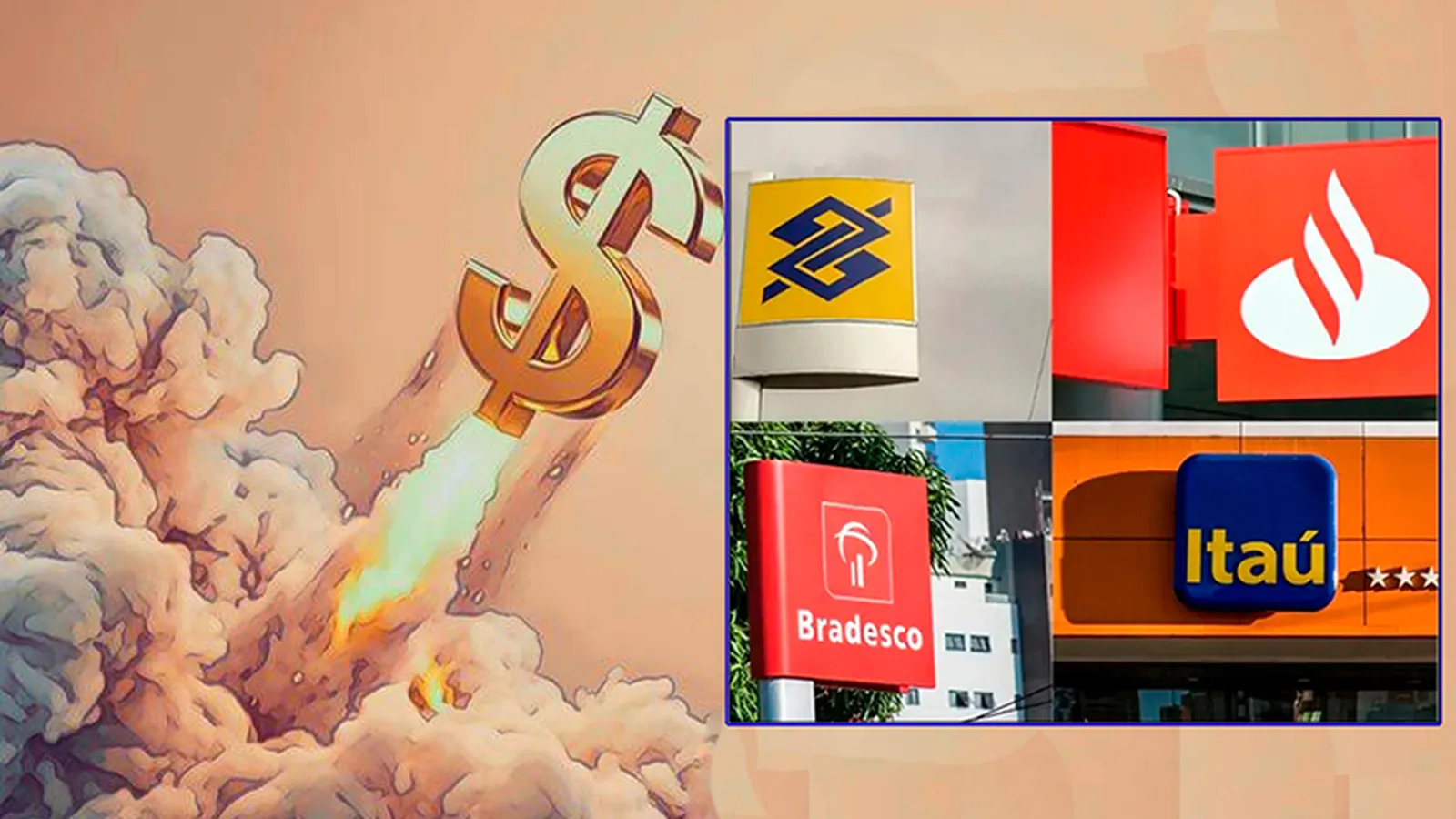 Lucro dos 4 maiores bancos do Brasil sobe para R$ 53,925 bi no 1º semestre.