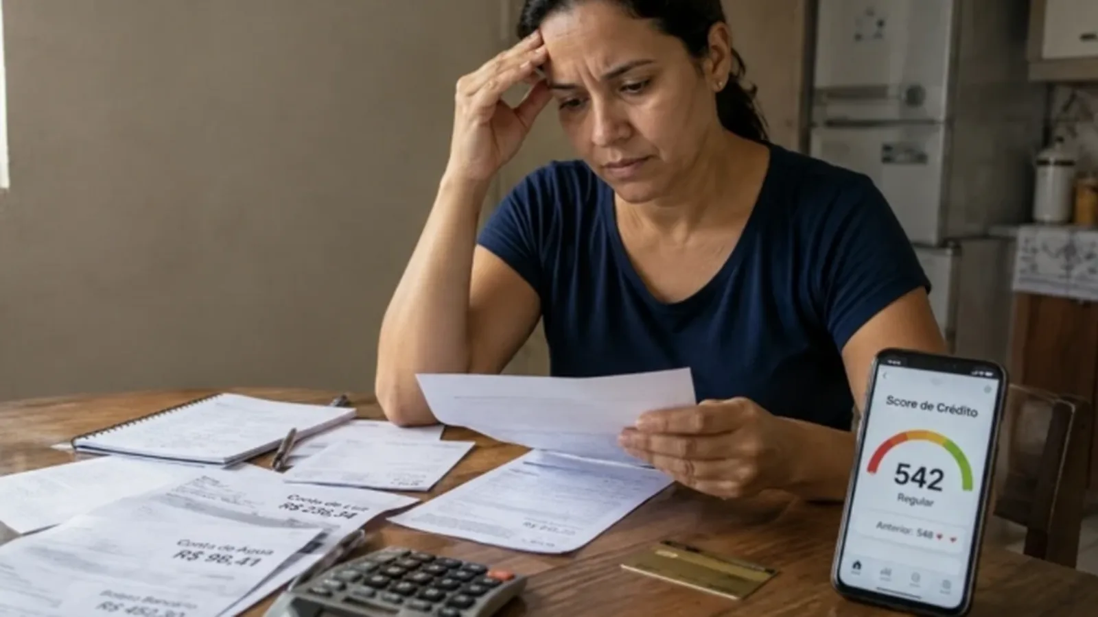 Score de crédito do brasileiro cai para 542 pontos com 83,9 milhões de inadimplentes