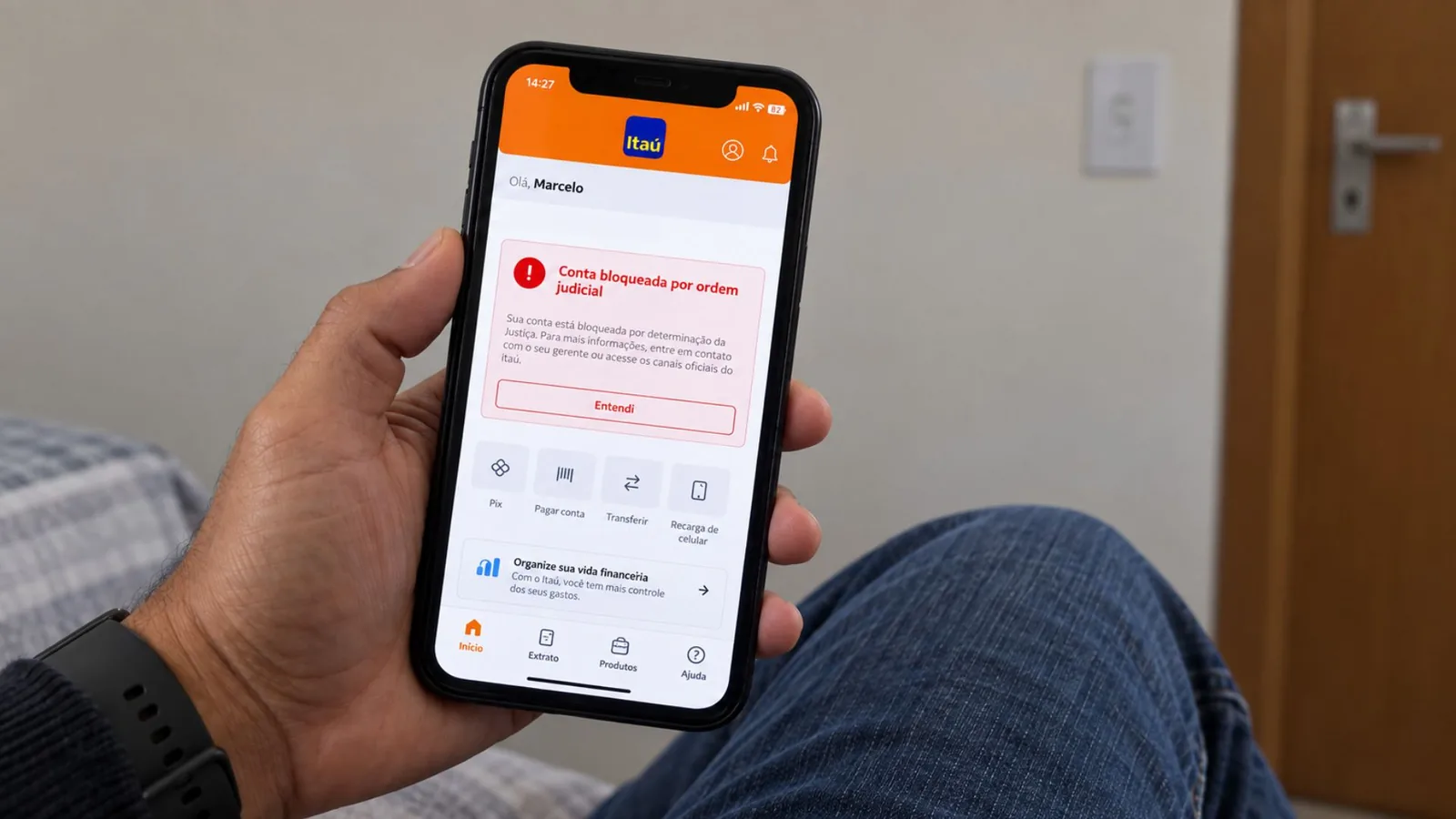 Justiça dá autorização para Itaú, Nubank, Caixa e BB bloquearem contas de clientes com dívidas