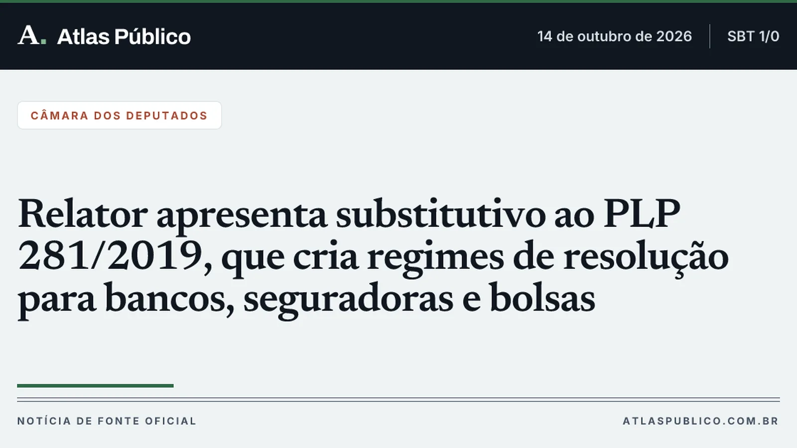 Deputado Marcelo Queiroz apresenta substitutivo ao PLP 281/2019 sobre resolução de instituições financeiras