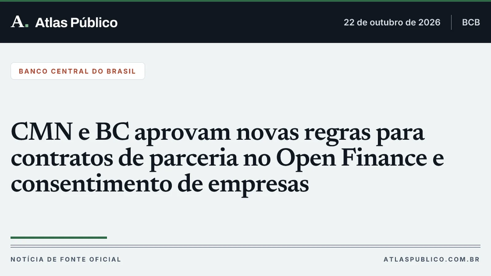 CMN e BC aprovam novas regras para contratos de parceria no Open Finance e consentimento de empresas